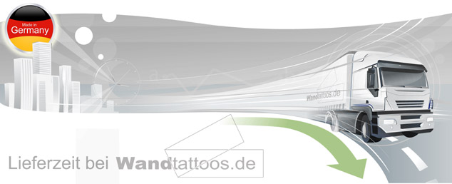 Wandtattoo Lieferzeit