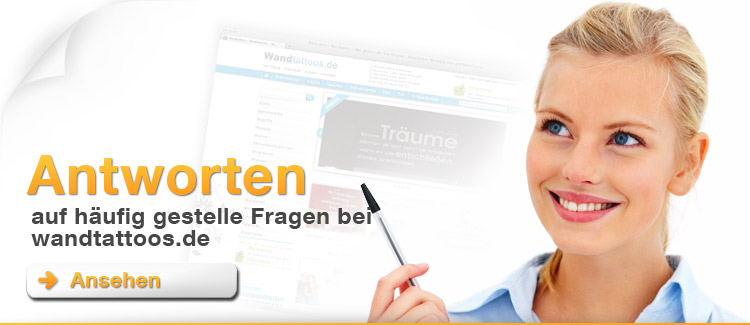 H�ufige Fragen bei Wandtattoos