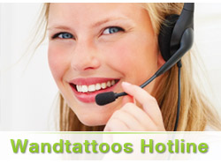 Hotline Nummer von Wandtattoos.de