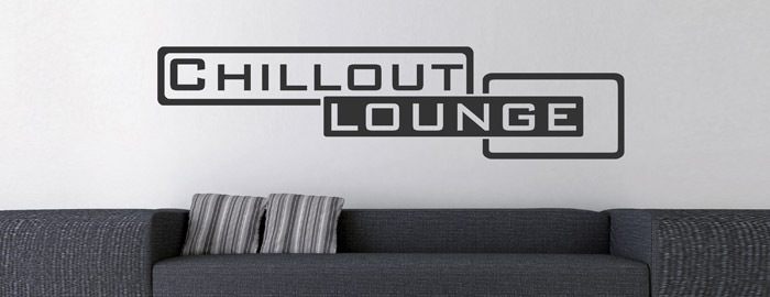 Wandtattoo Chillout Lounge