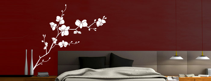 Wandtattoo Orchidee