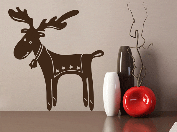 Wandtattoo Weihnachtselch 709 0 Gratis Wandtattoo Ein süßer Weihnachtselch kostenlos zu Ihrer Bestellung
