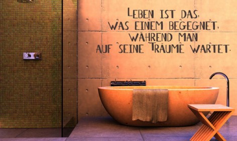 Schönes Wandtattoo