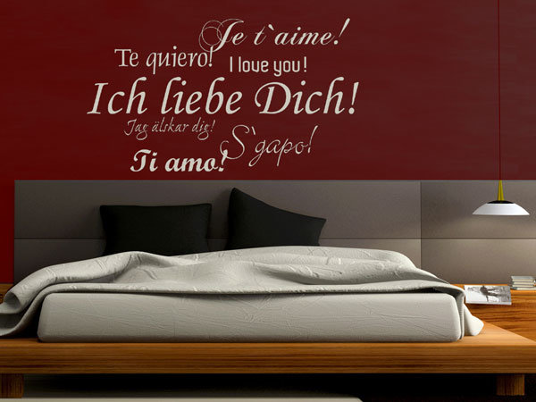 Wandtattoo Ich liebe dich 508 0 Der Valentinstag