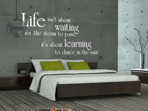 Wandtattoo Life ... Variante 2 life 3 Varianten bei der Anordnung Ein Wandtattoo muss nicht immer gleich aussehen