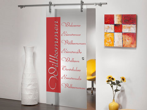 willkommen wandtattoo banner Wandtattoos: Gespiegelt – Wie abgebildet    Warum eigentlich?