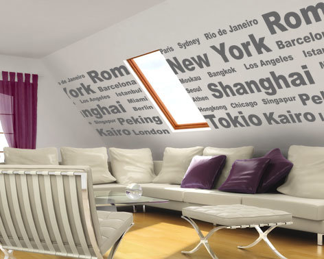 Neue blickwinkel: wandtattoos in dachschrägen wandtattoo decke ...