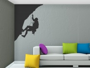 Wandtattoo Bergsteiger