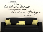 Wandtattoo Die kleinen Dinge