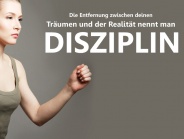 Wandtattoo Disziplin