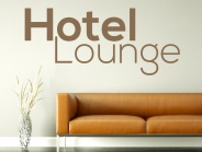 Wandtattoo Hotel Lounge