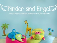 Wandtattoo Kindergarten Spruch Kinder sind Engel ...