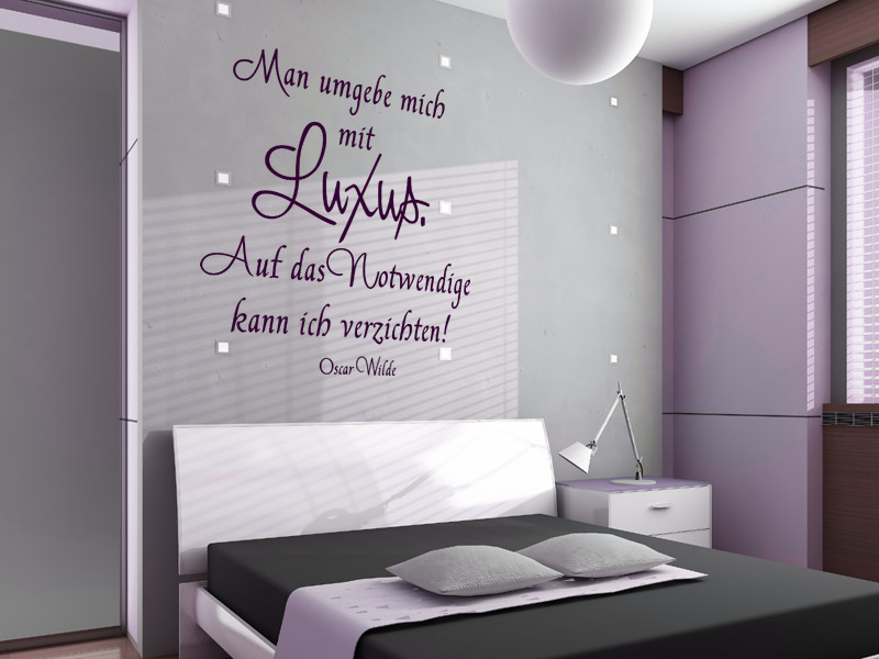 Lach doch... wandtattoo spruch lach doch... von wandtattoos.de Wohnzimmer grau flieder