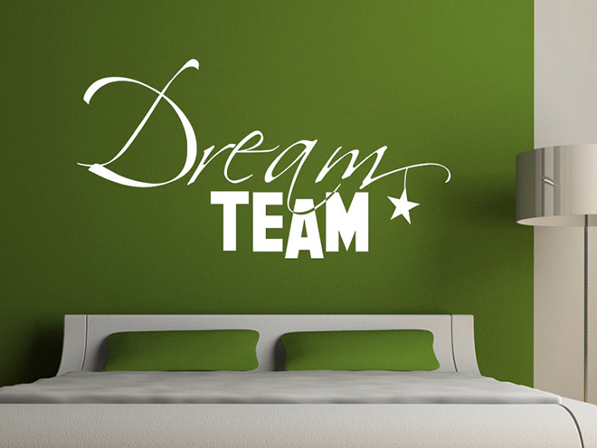 Wandtattoo Dreamteam