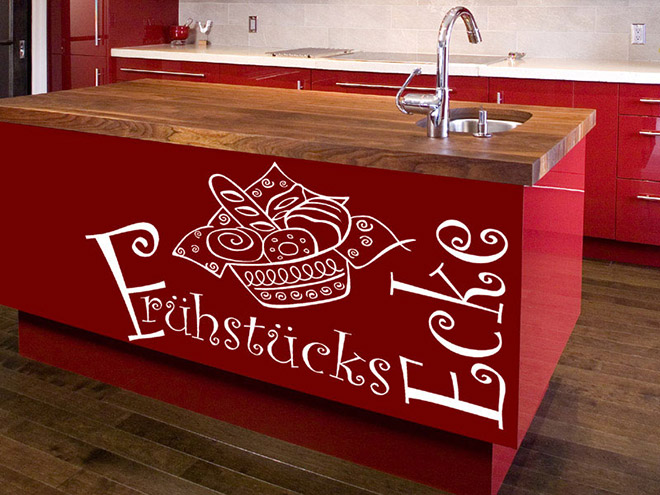 Wandtattoo Fr�hst�cksecke