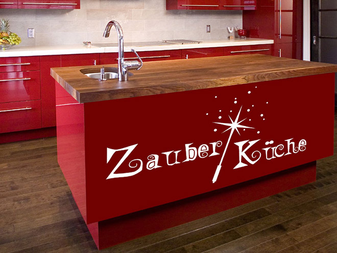 Wandtattoo Zauberk�che
