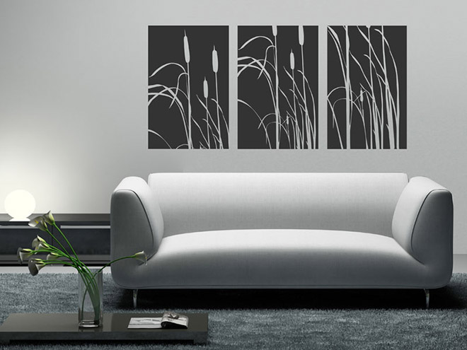 Wandbanner-Set Seegras