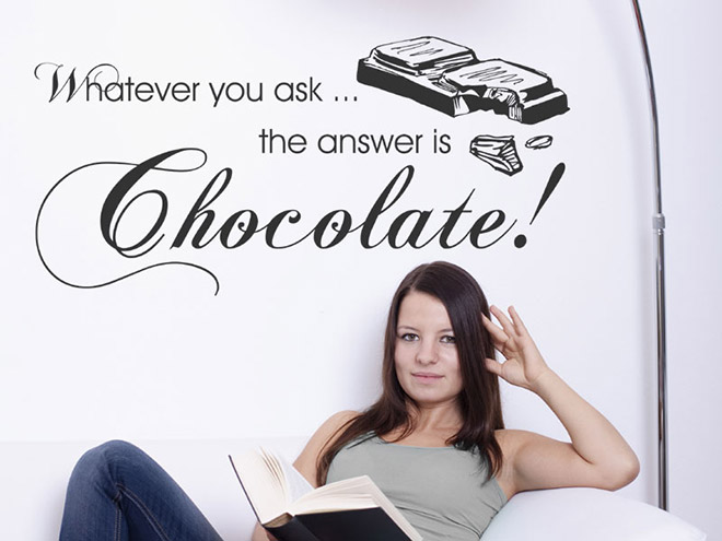 Wandtattoo Chocolate