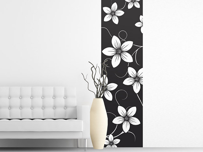Wandbanner Blumen