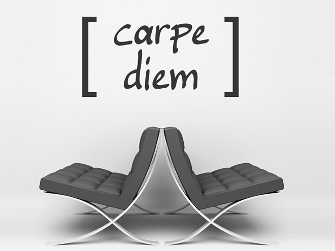 Wandtattoo [ carpe diem ]