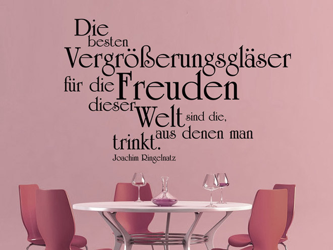Wandtattoo Die besten Vergr��erungsgl�ser...
