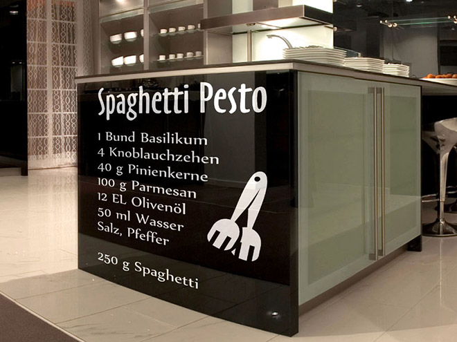 Wandtattoo Spaghetti Pesto