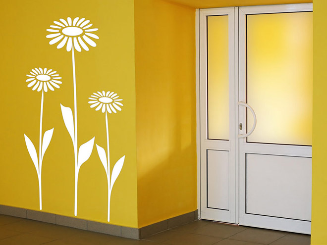 Wandtattoo Sonnenblumen