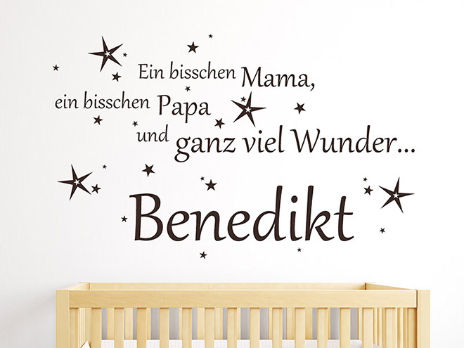 Wandtattoo Ein bisschen Mama...