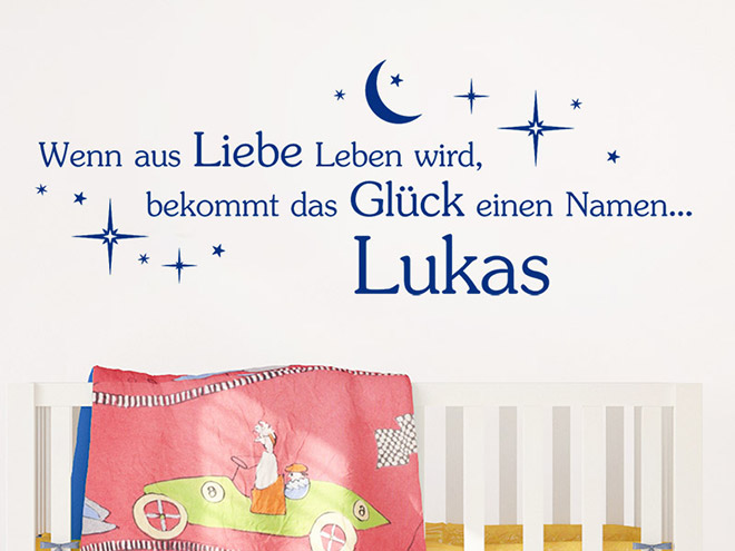 Wandtattoo Wenn aus Liebe...