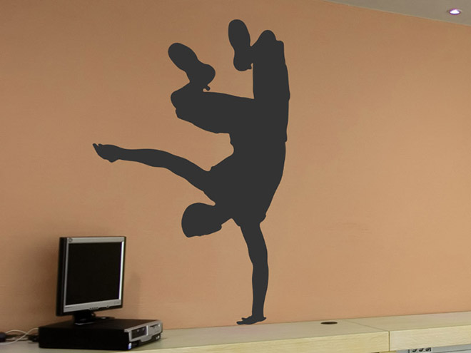 Wandtattoo Breakdancer
