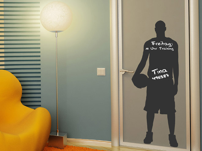 Tafelfolie Basketballer