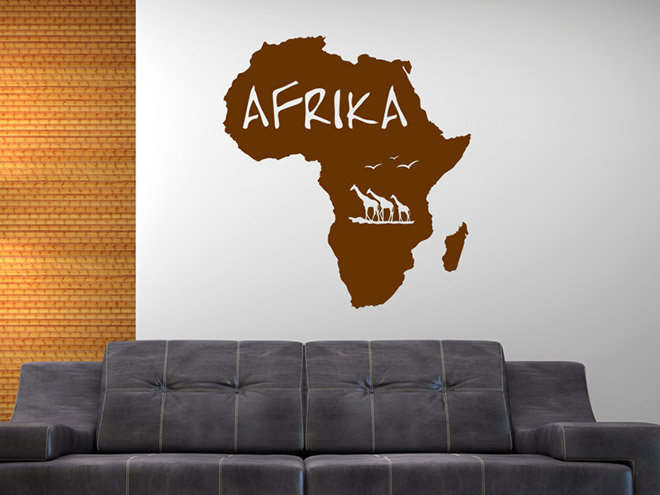 Wandtattoo Afrika
