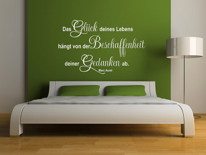 Wandtattoo Das Gl�ck deines Lebens...