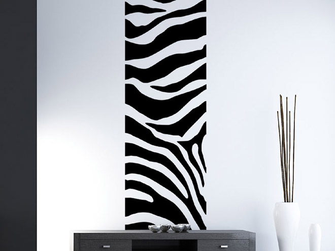 Wandbanner Zebra