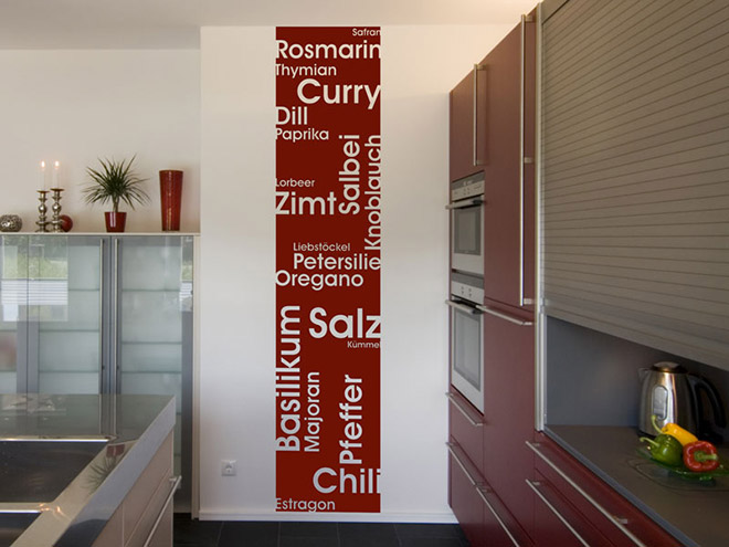 Wandbanner Gew�rze