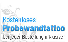 Kostenloses Probe Wandtattoo