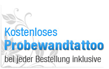Kostenloses Probe Wandtattoo