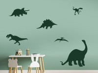 Wandtattoo Set Dinos