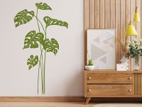 Wandtattoo Monstera Pflanze im Flur