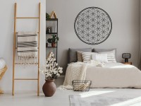 Wandsticker Schlafzimmer Mandala