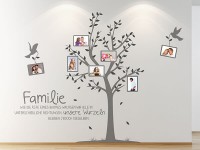 Wandtattoo Baum Familie