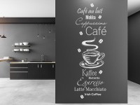 Wandtattoo Café Liebe