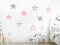 Wandtattoo Coole Sterne fürs Kinderzimmer