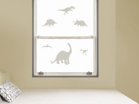 Wandtattoo Dinosaurier als Fensterbilder