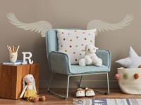Wandtattoo Engel Flügel im Kinderzimmer