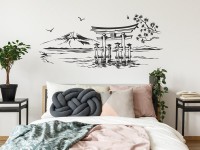 Wandtattoo Entspannung Landschaft Japan