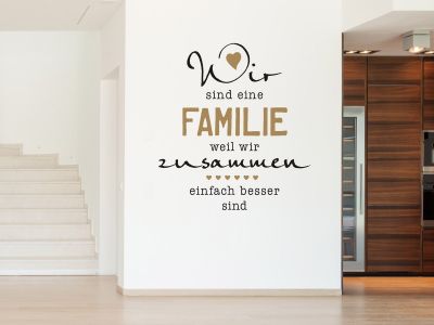 Wandtattoo Familie Familienmotive & Sprüche für die Wand