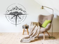 Wandtattoo Ferienhausdeko im Chalet Stil