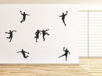 Wandtattoo Fitness Handball