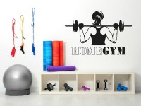 Wandtattoo Fitness Home Gym